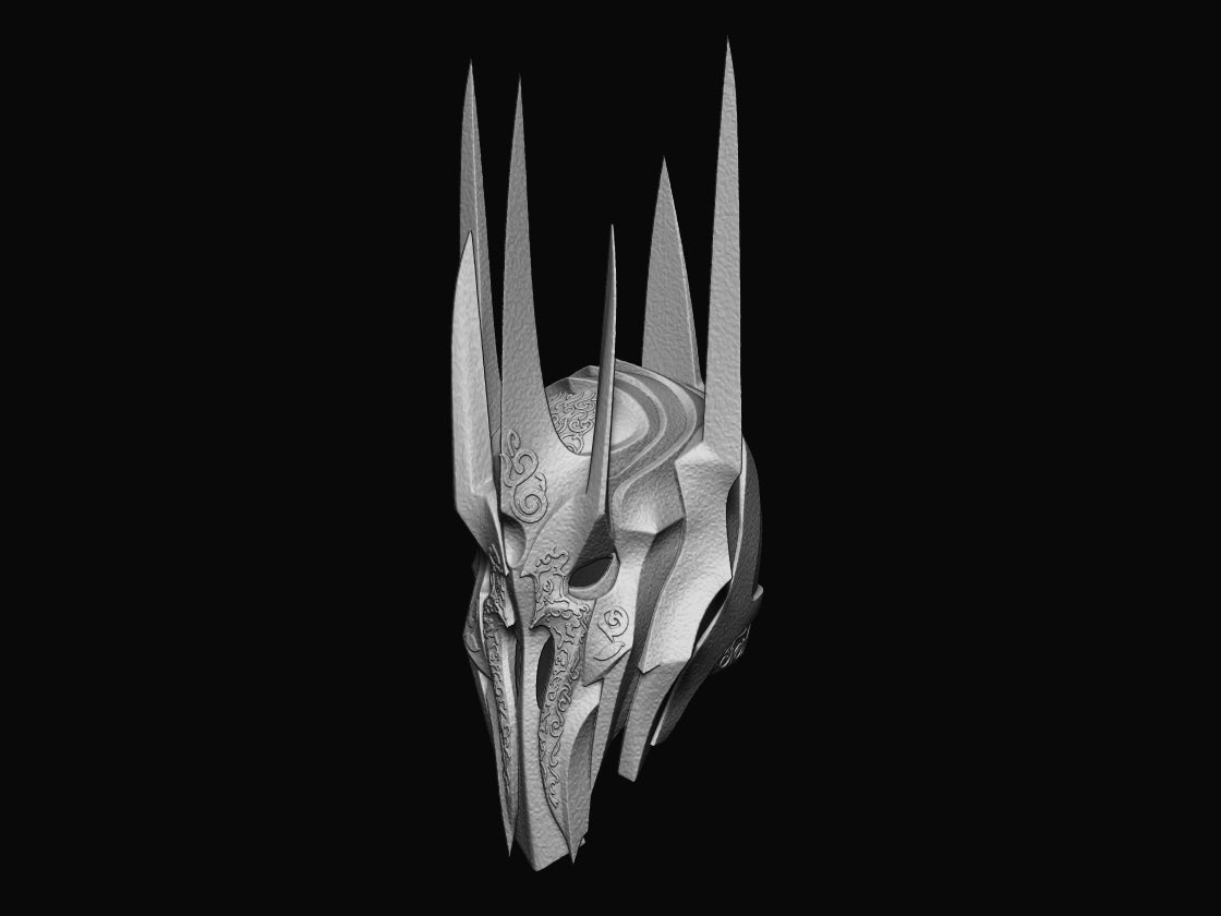 SAURON HELMET LORD OF THE RINGS 3D DIGITAL DOWNLOAD FILE