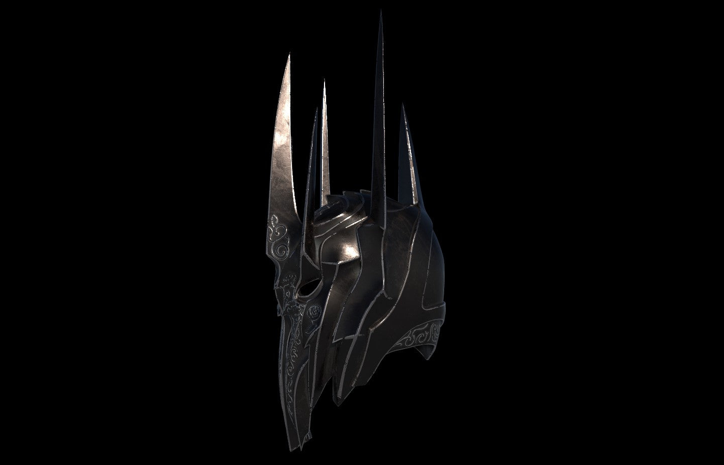 SAURON HELMET LORD OF THE RINGS 3D DIGITAL DOWNLOAD FILE